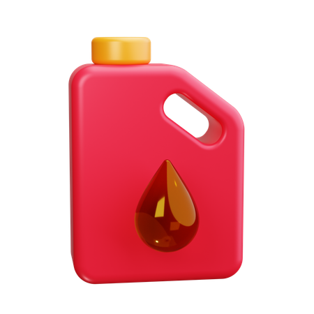 Mudança de óleo  3D Icon