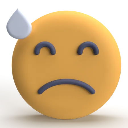 Müde Emoji  3D Icon