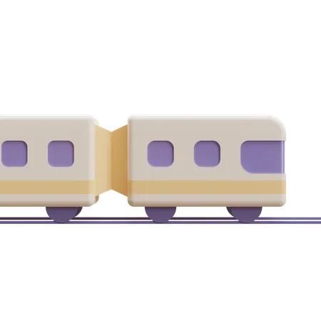 Mudik Train  3D Icon