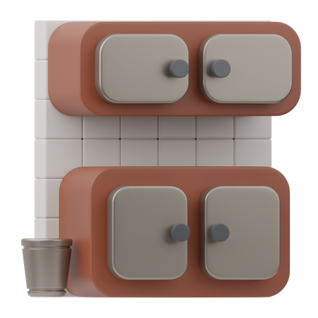 Mueble de cocina  3D Icon