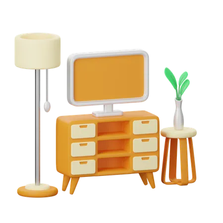 Muebles  3D Icon