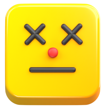 Emoji muerto  3D Icon