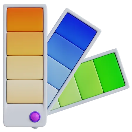 Muestras de color degradado  3D Icon