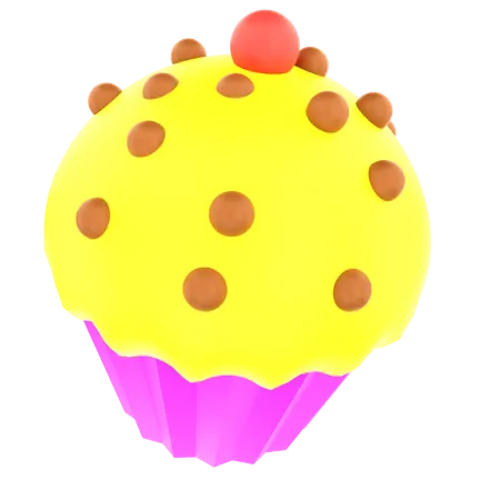 Muffin  3D Icon