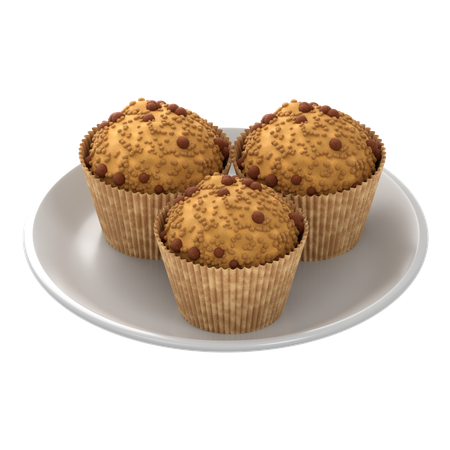 Muffin  3D Icon