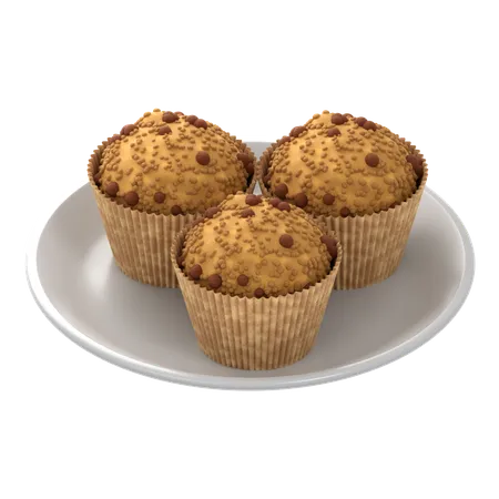 Muffin  3D Icon