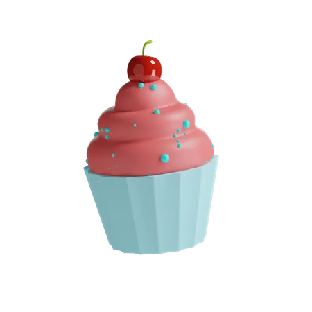 Muffin  3D Illustration