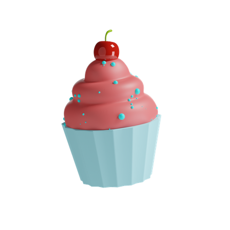 Muffin 3D Illustration