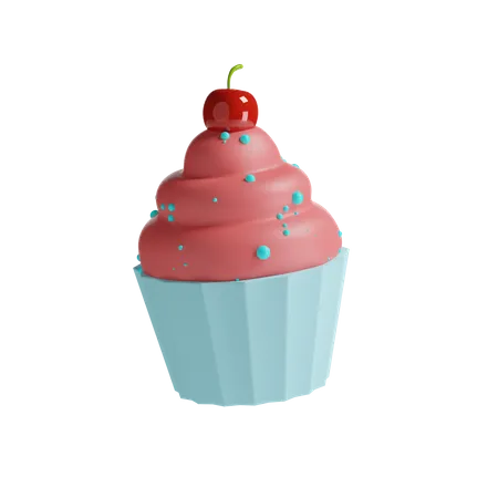 Muffin 3D Illustration