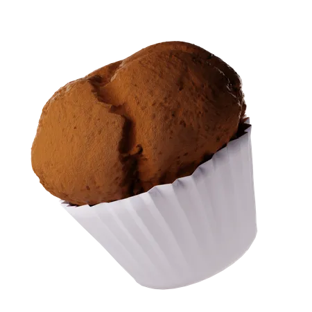 Muffin au chocolat  3D Icon
