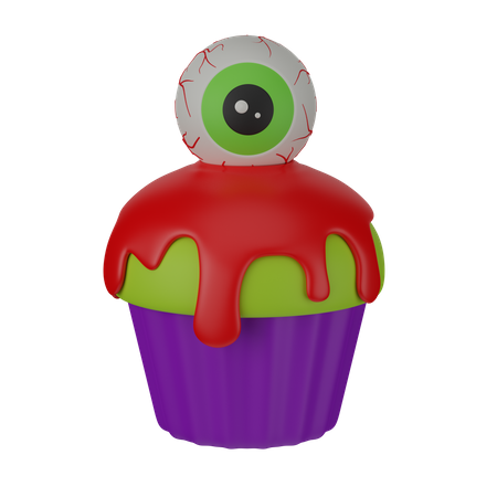 Muffin avec oeil  3D Icon