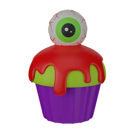 Muffin con ojo  3D Icon