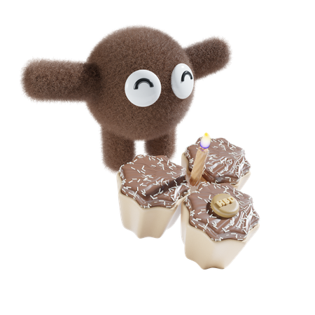 Muffins  3D Icon