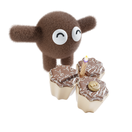 Muffins  3D Icon