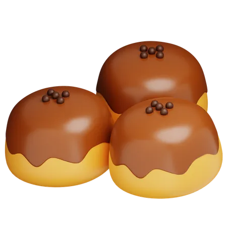 Muffins au chocolat  3D Icon