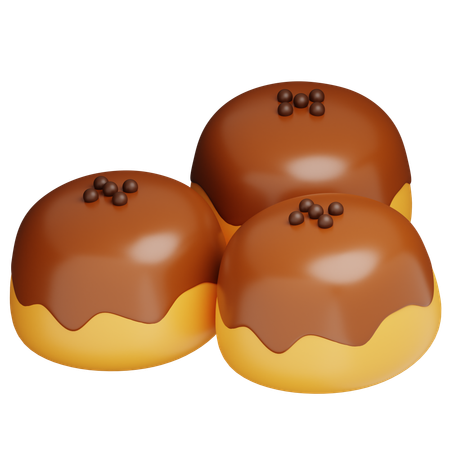 Muffins de chocolate  3D Icon