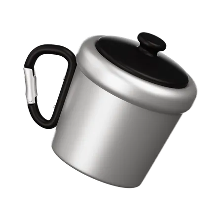 3 D Stainless Mugicon Illustration 3D Icon
