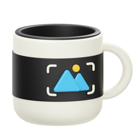 Mug Printing  3D Icon