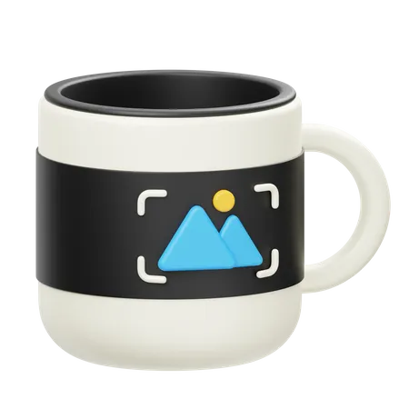 Mug Printing  3D Icon