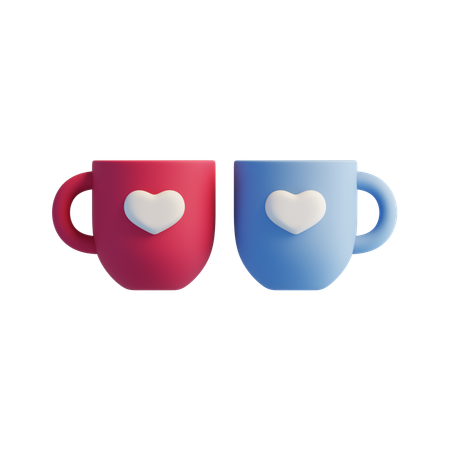 Mugs  3D Icon