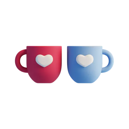 Mugs  3D Icon