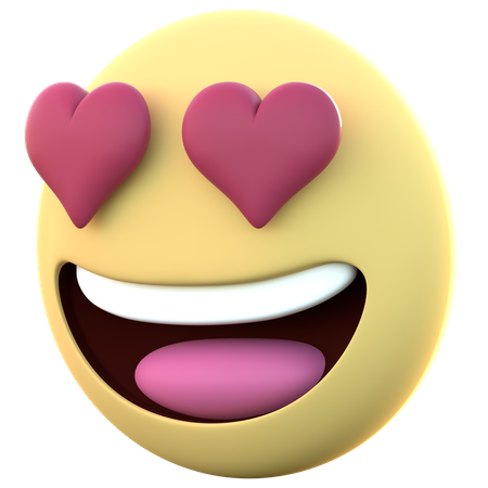 Muito feliz  3D Emoji