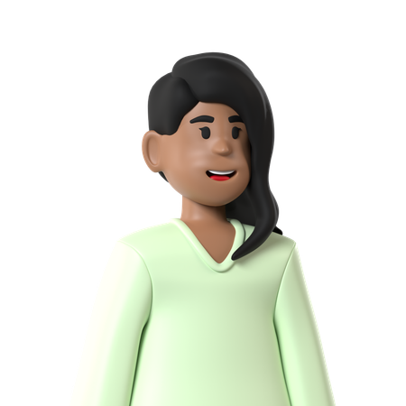 Mujer  3D Icon