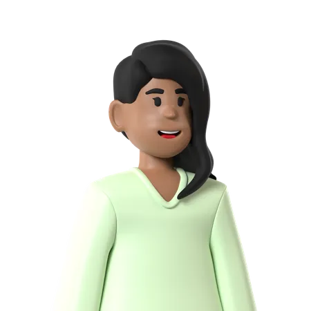 Mujer  3D Icon