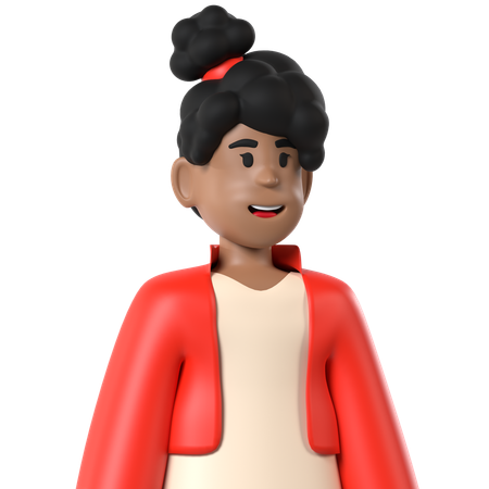 Mujer  3D Icon