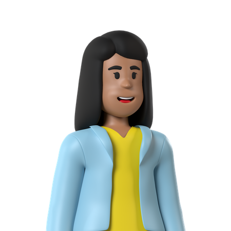 Femenino  3D Icon