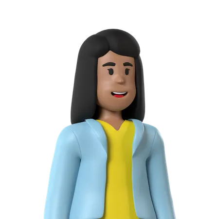 Femenino  3D Icon