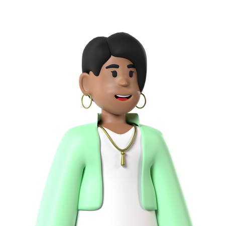 Mujer  3D Icon