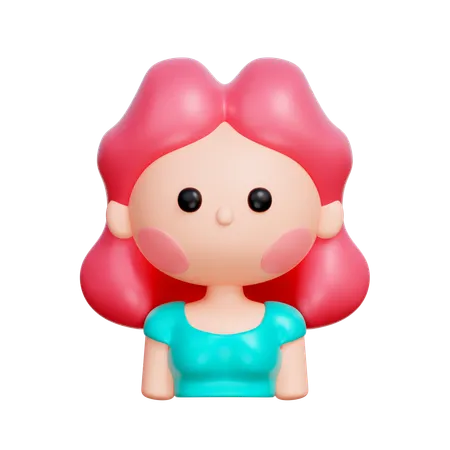 Mujer  3D Icon