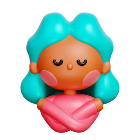 Mujer  3D Icon