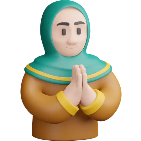 Mujer  3D Icon