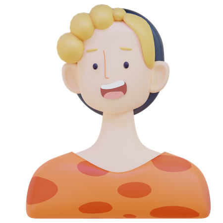 Mujer  3D Icon