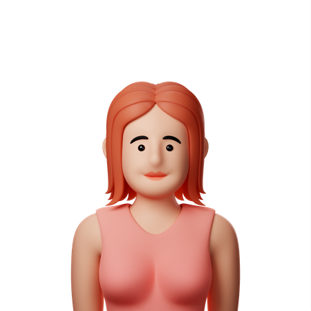 Mujer  3D Illustration
