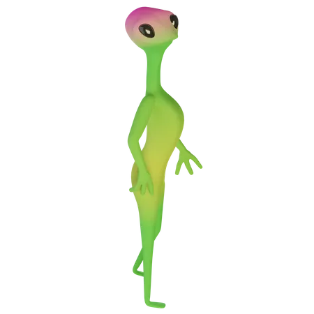 Mujer extraterrestre  3D Icon