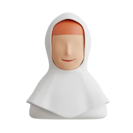 Mujer árabe  3D Icon