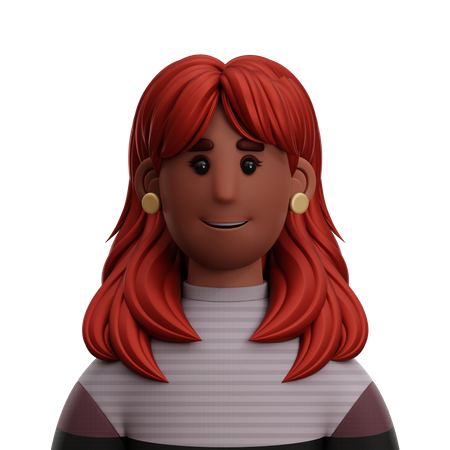 Avatar mujer  3D Icon