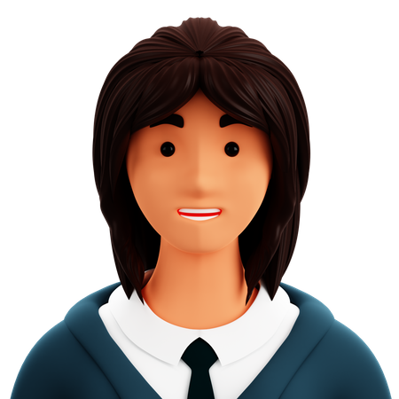 Mujer de negocios  3D Icon