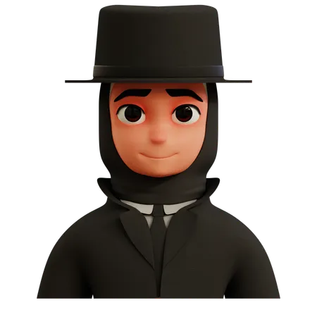 Detective femenina  3D Icon