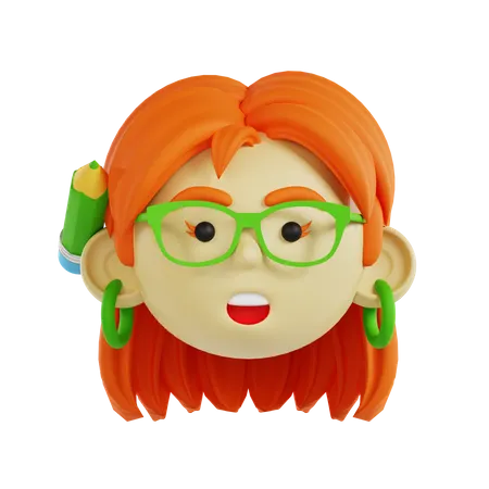 Mujer diseñadora  3D Icon