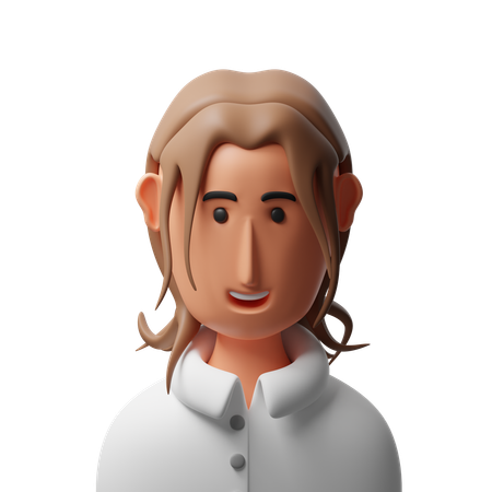 Avatar de empresaria  3D Icon