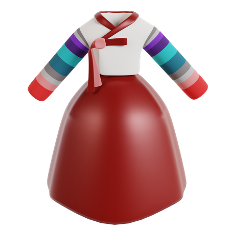 Mujer hanbok  3D Icon