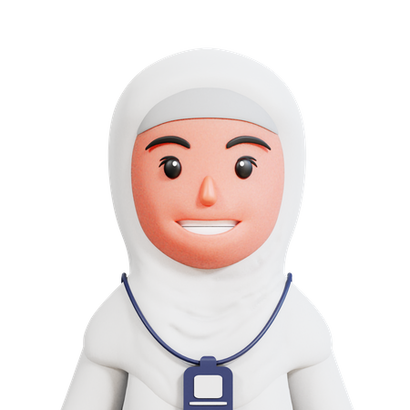 Mujer islámica  3D Icon