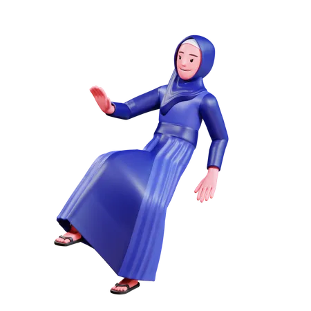 Mujer islámica  3D Illustration