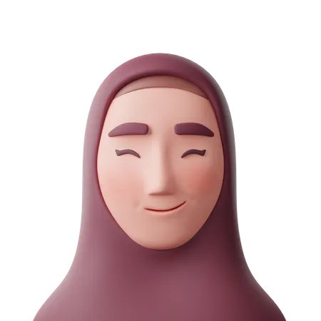 Mujer musulmana  3D Icon
