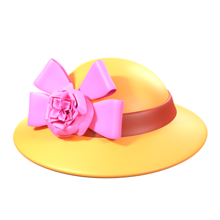 Sombrero de mujer  3D Icon