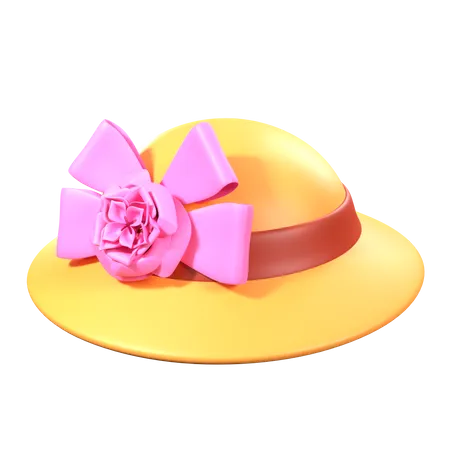 Sombrero de mujer  3D Icon